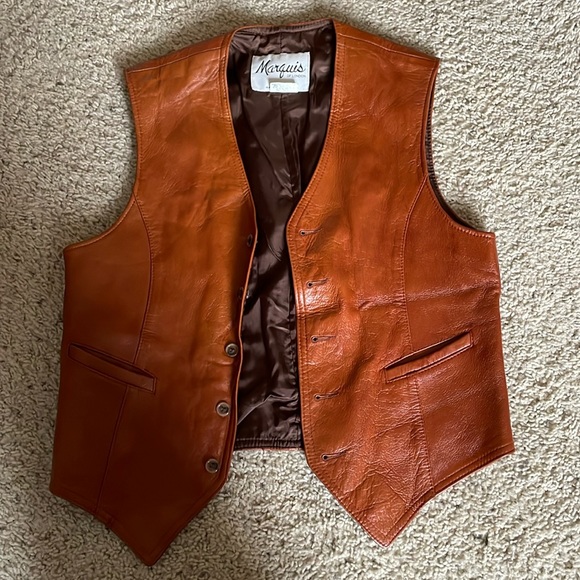 Marquis of London Lather Vest - Picture 1 of 2